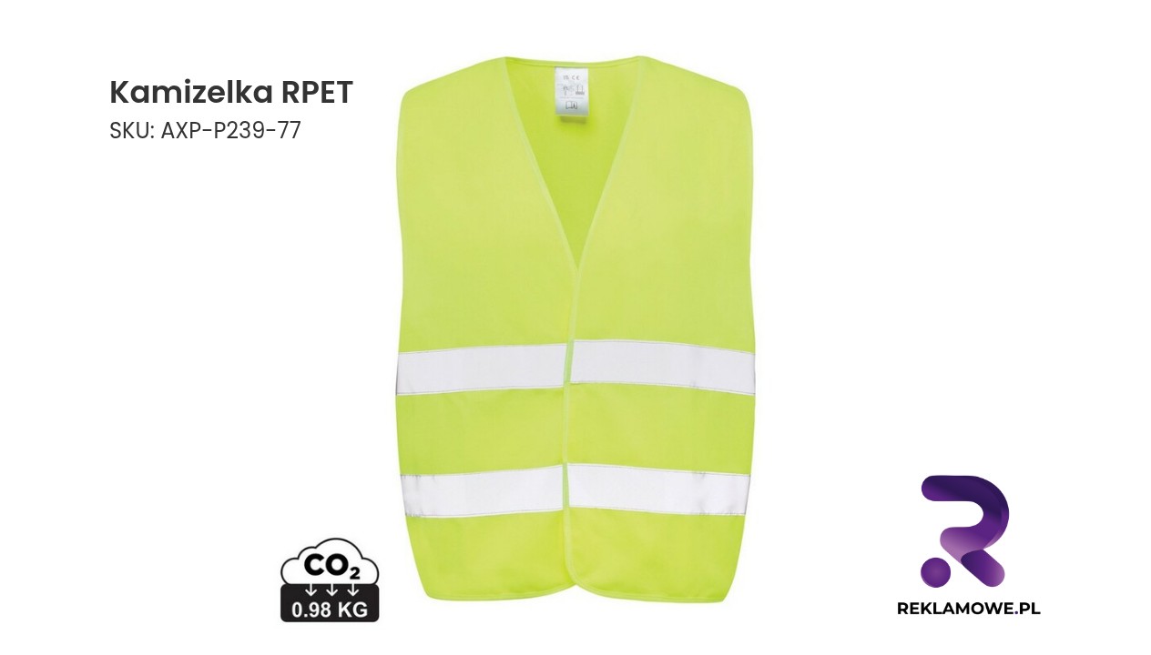 Kamizelka RPET Ekologiczna kamizelka RPET