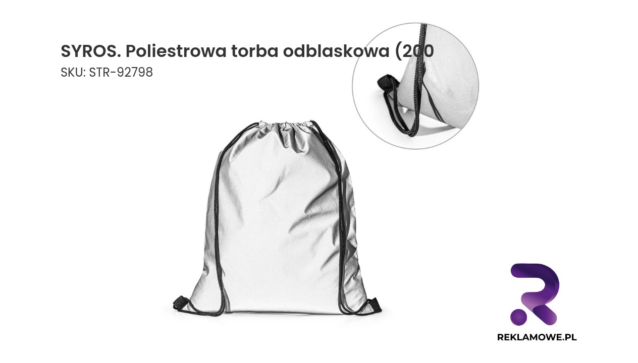 Torba odblaskowa Syros wykonana z poliestru