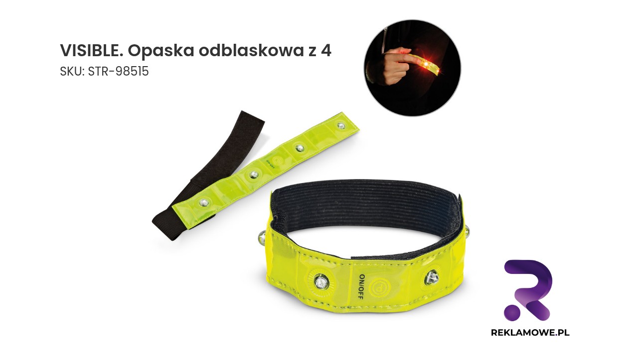 VISIBLE opaska odblaskowa o średnicy 4 cali