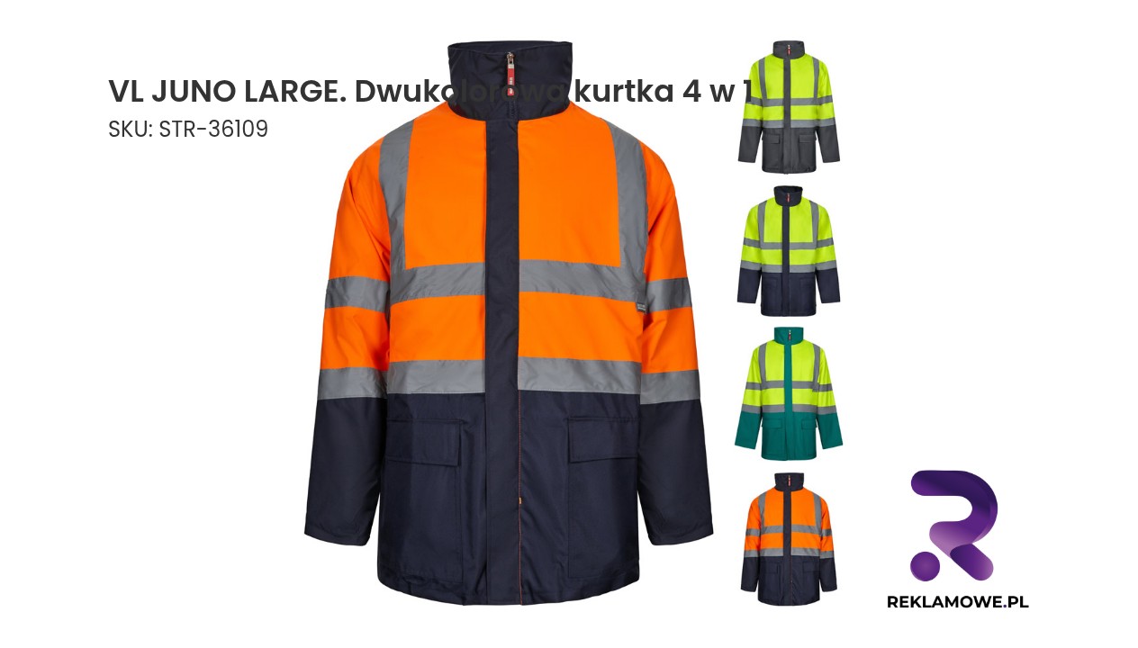 Dwukolorowa kurtka 4 w 1 VL Juno Large