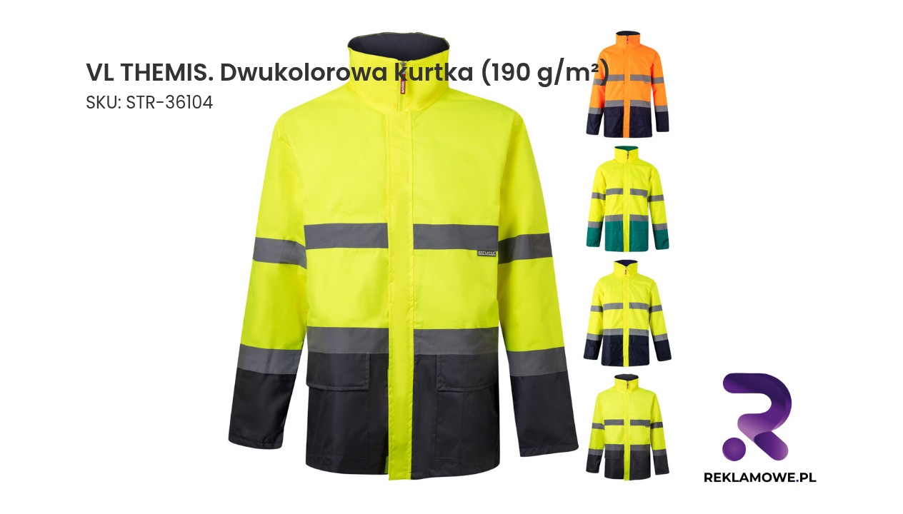 VL THEMIS Dwukolorowa kurtka o gramaturze 190 g/m²