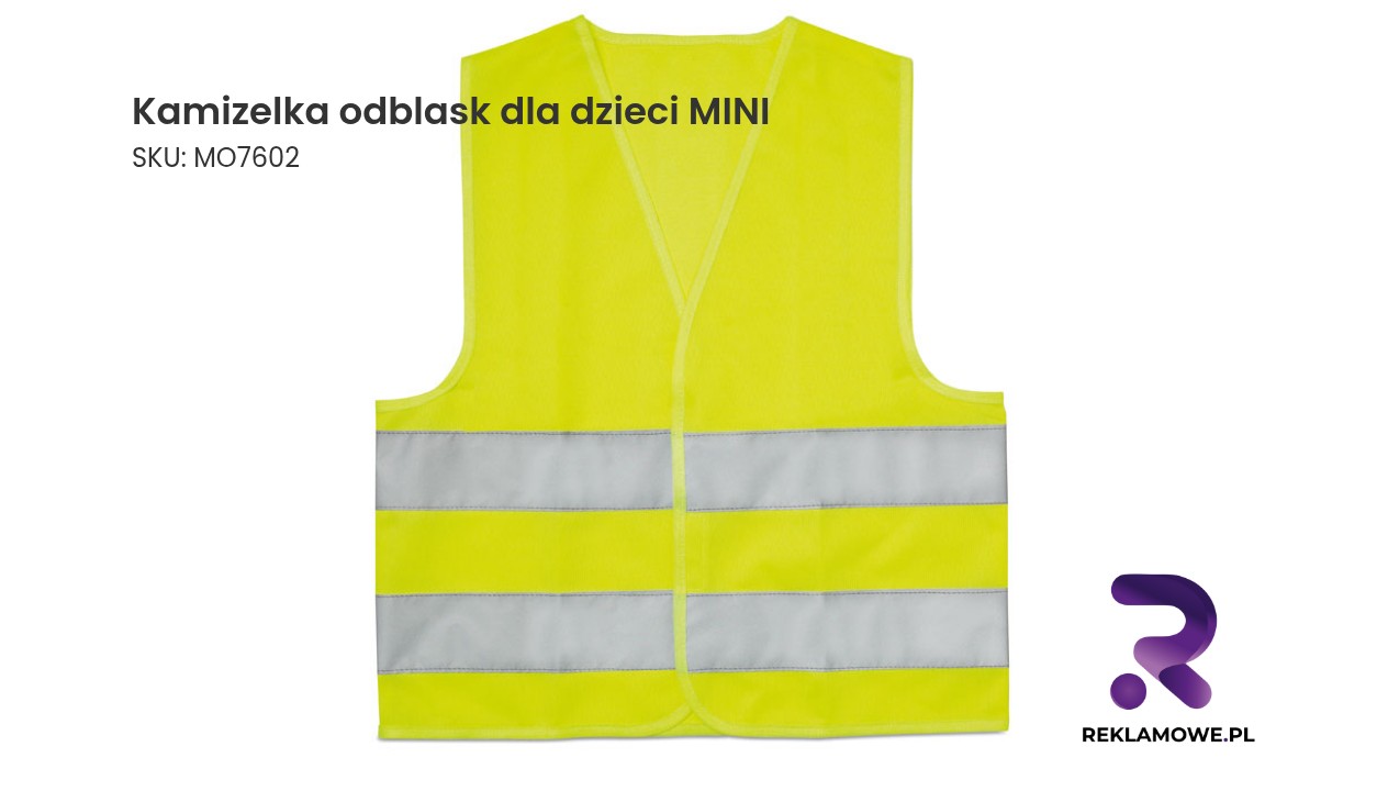 Kamizelka odblask dla dzieci MINI VISIBLE Kamizelka odblaskowa dla dzieci MINI