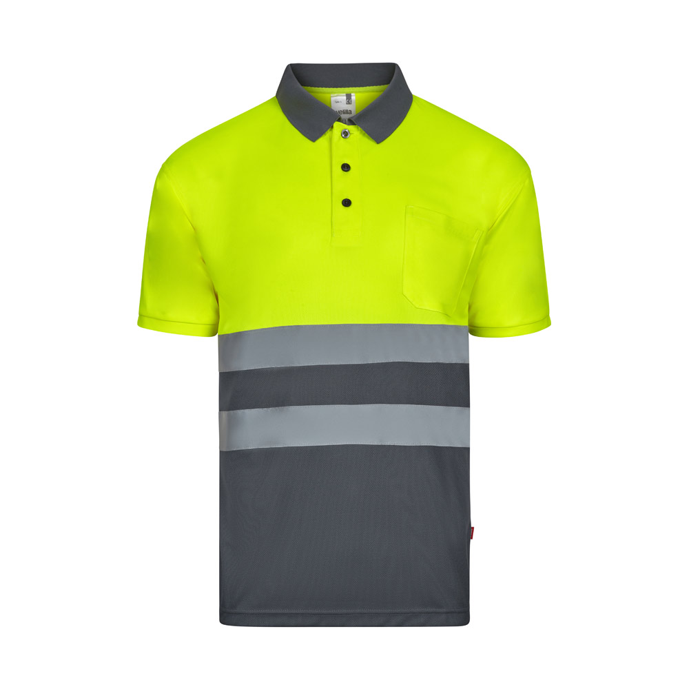 VL FORTUNA. Koszulka polo Bird-eye (140 g/m²) z krótkim rękawem, poliester (100%) 36141_set