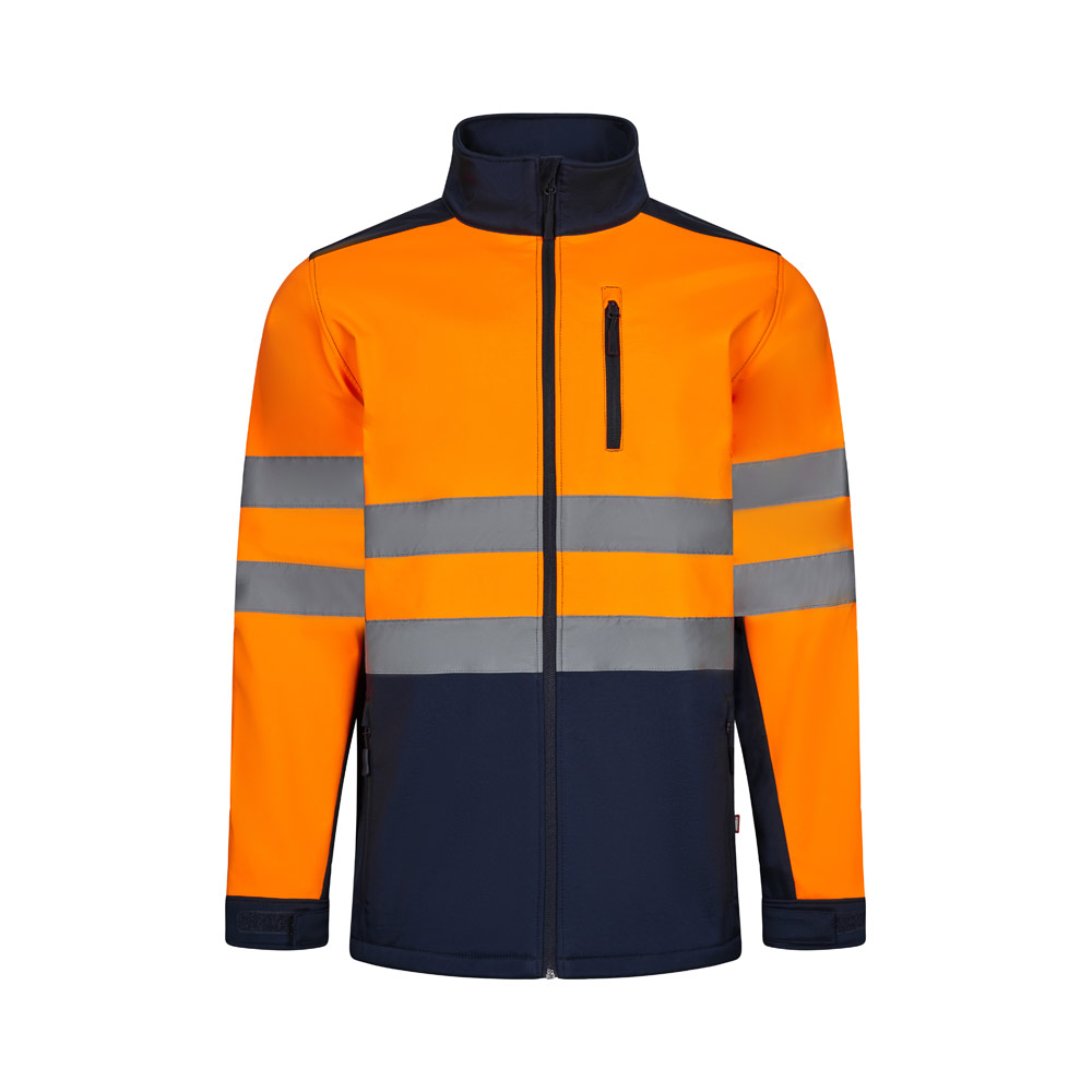 VL HESTIA. Dwukolorowa kurtka soft shell (280 g/m²) z poliestru (96%) i elastanu (4%) 36144_set