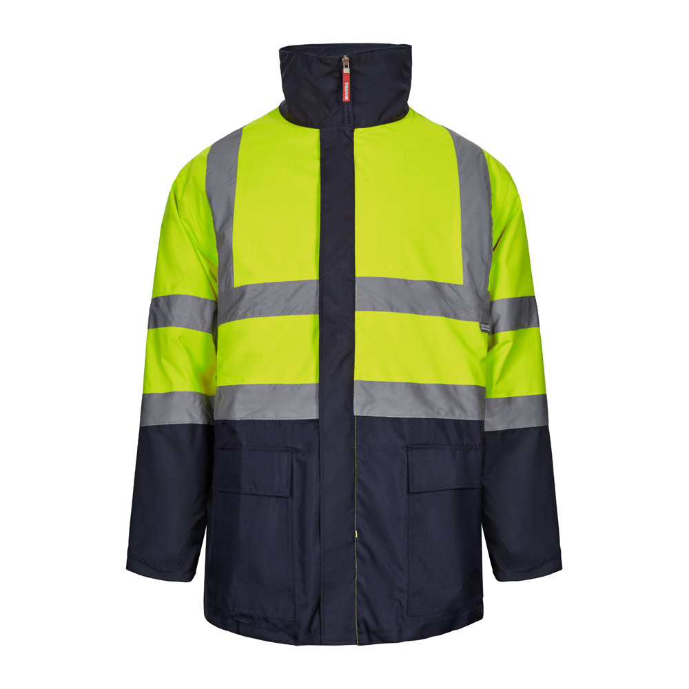 VL JUNO LARGE. Dwukolorowa kurtka 4 w 1 (180 g/m²) z poliestru (100%) z powłoką PU 36109_set