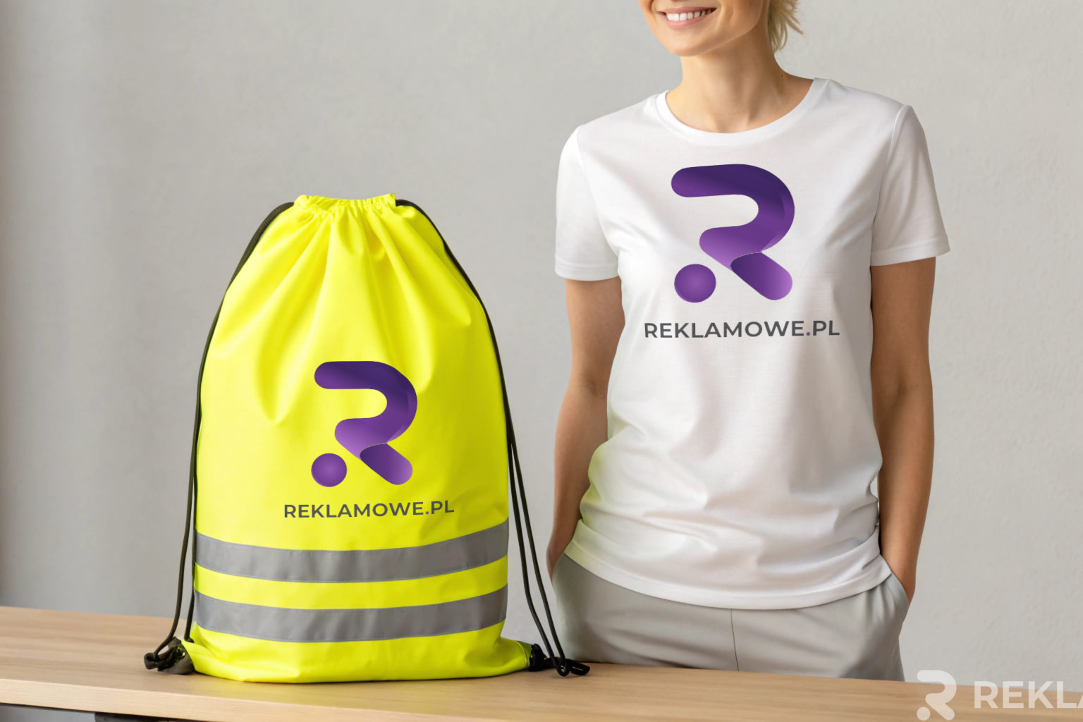 Odblaski reklamowe użyte na wydarzeniu