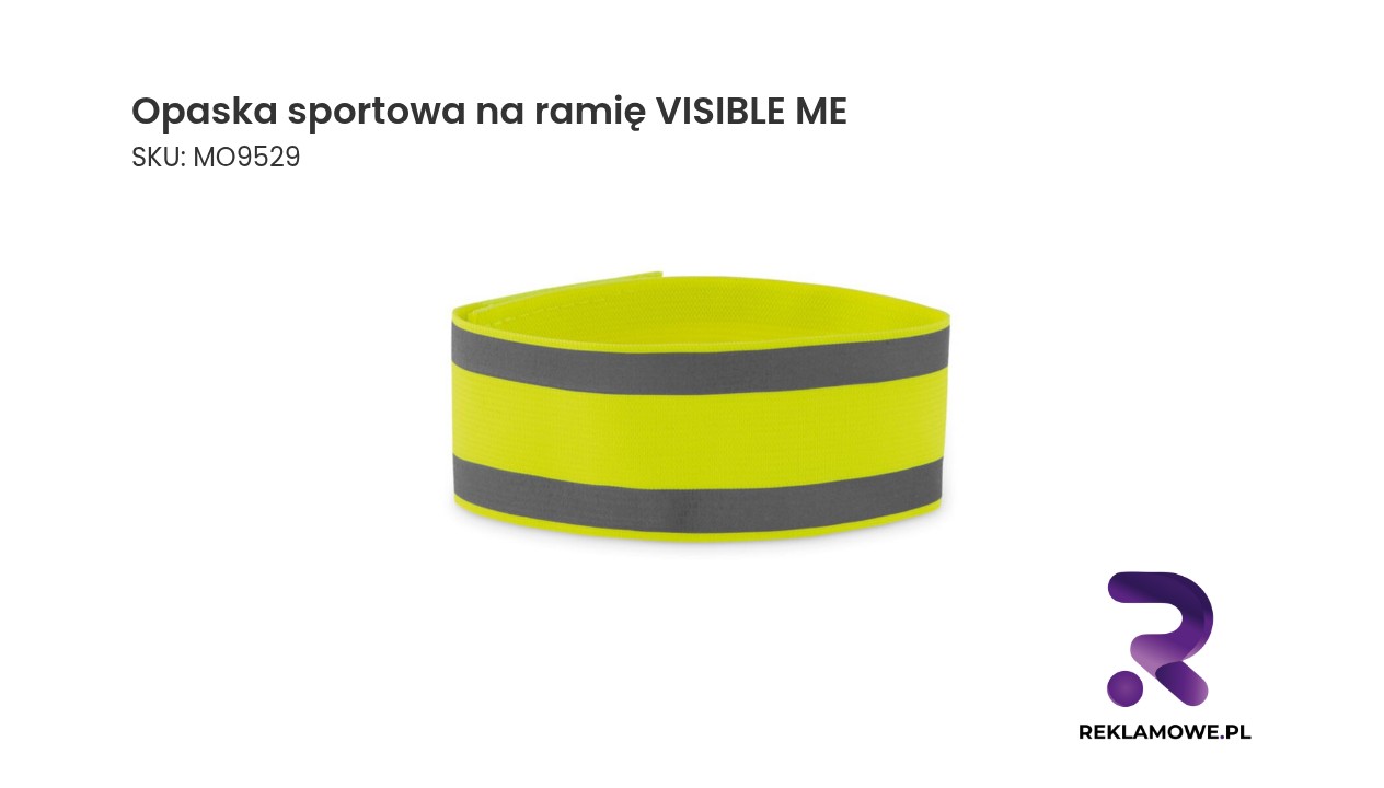 Opaska sportowa na ramię VISIBLE ME - etui na telefon do biegania i ćwiczeń