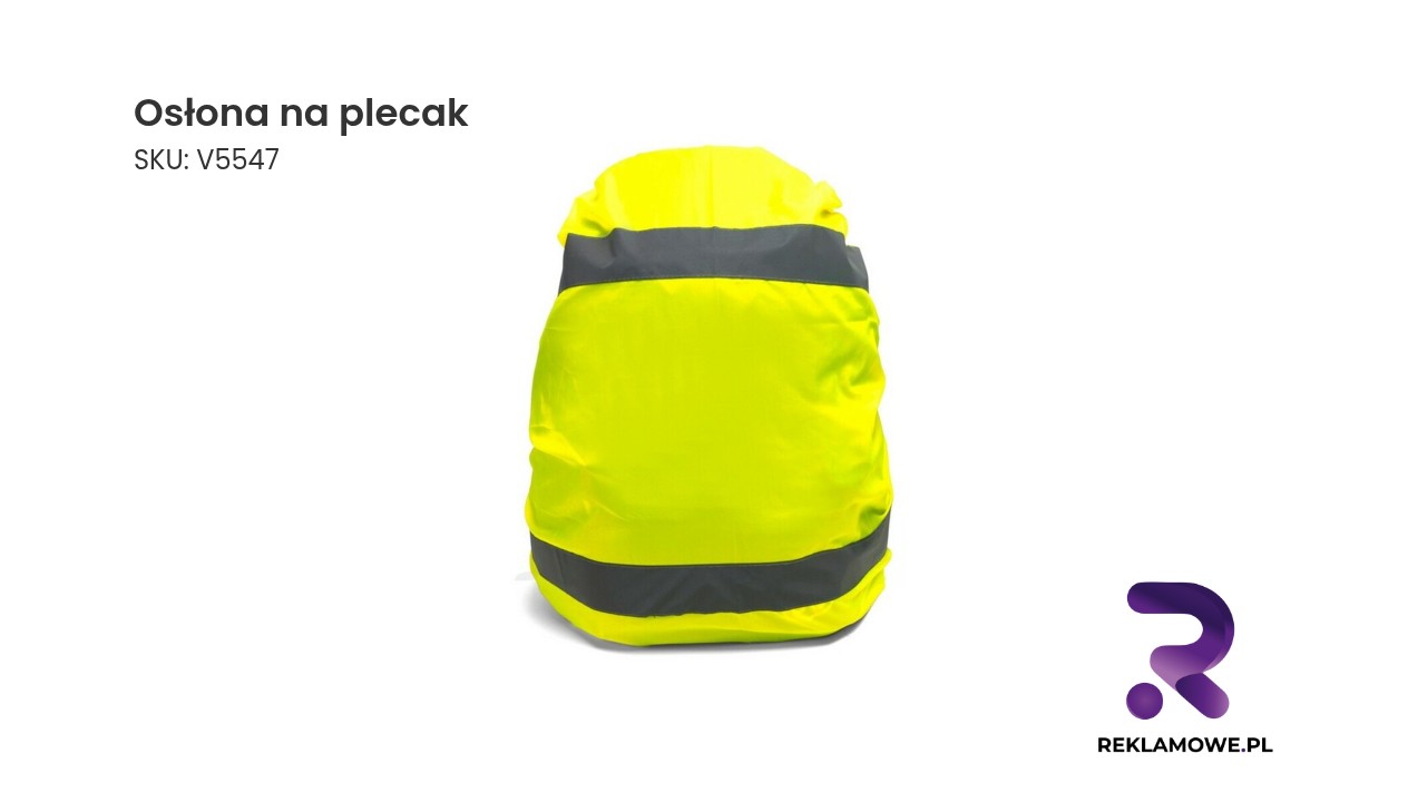 Osłona na plecak chroniąca przed deszczem