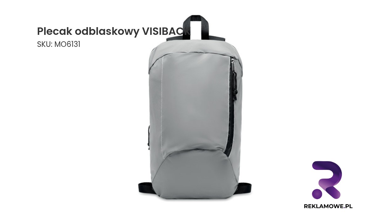 Plecak odblaskowy VISIBACK – funkcjonalny i widoczny plecak poprawiający bezpieczeństwo