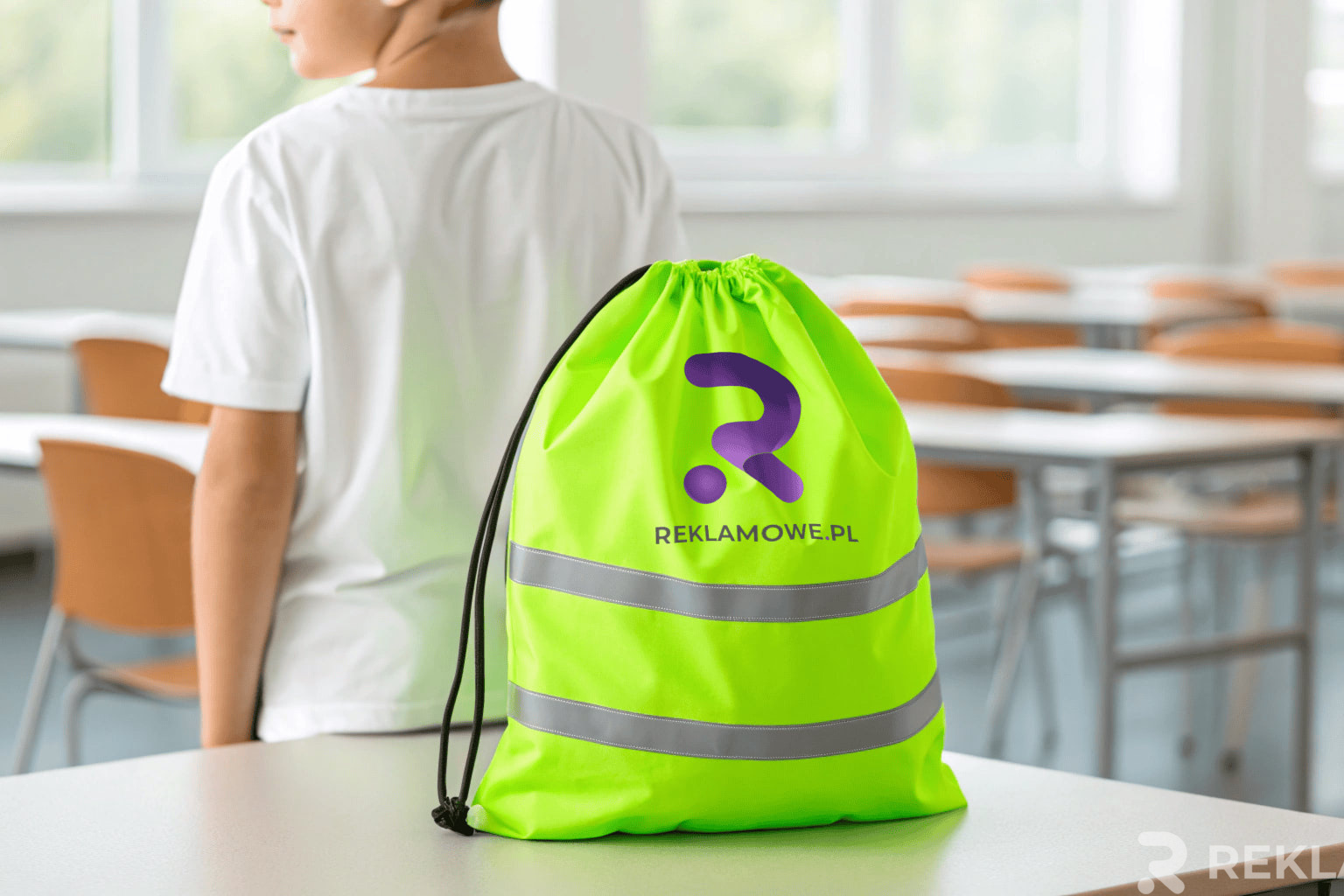 Odblaski reklamowe używane w kampanii promocyjnej