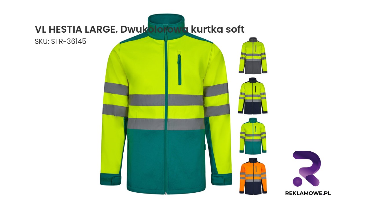 VL HESTIA LARGE dwukolorowa kurtka soft
